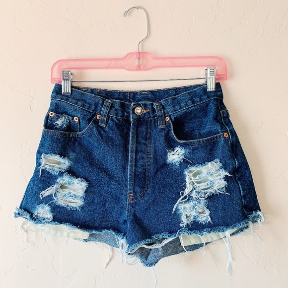 vintage levi cut off shorts